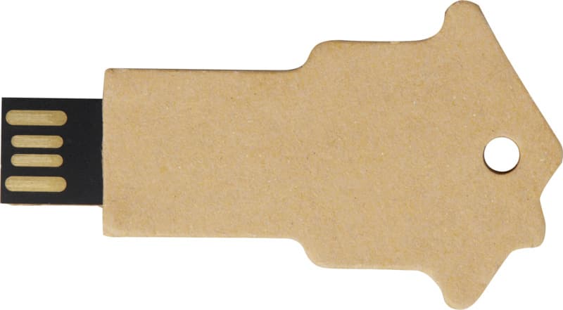 House-shaped recycled paper USB 2.0 31