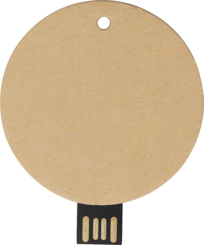 Round recycled paper USB 2.0 38