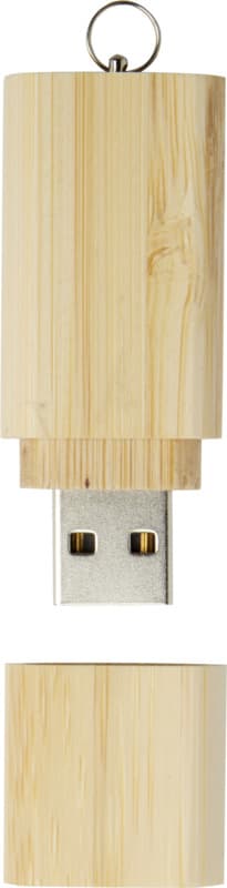 Bamboo USB 2.0 with keyring 2