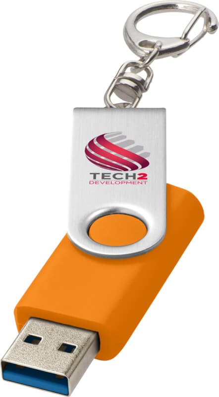 Rotate USB 3.0 with keychain 80