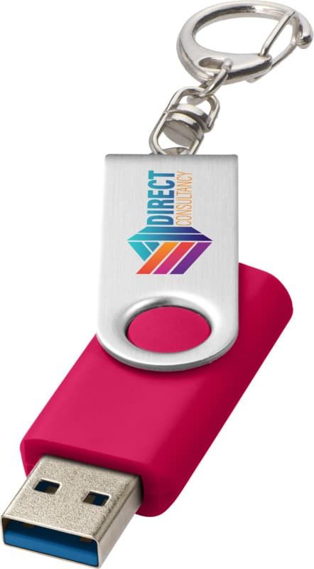 Rotate USB 3.0 with keychain 52