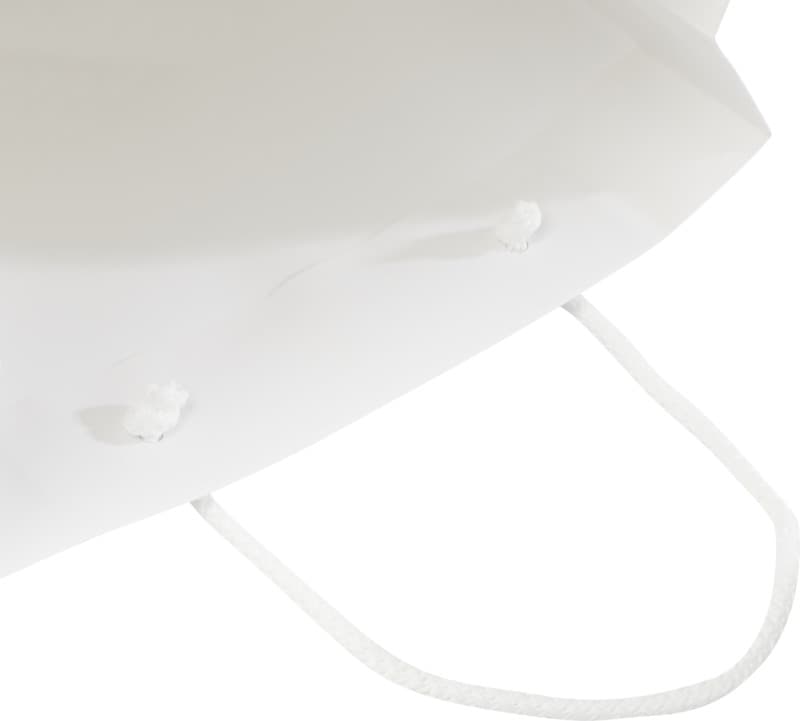 Handmade 170 g/m2 integra paper bag with plastic cord handles - 24 x 9 x 36 cm 7