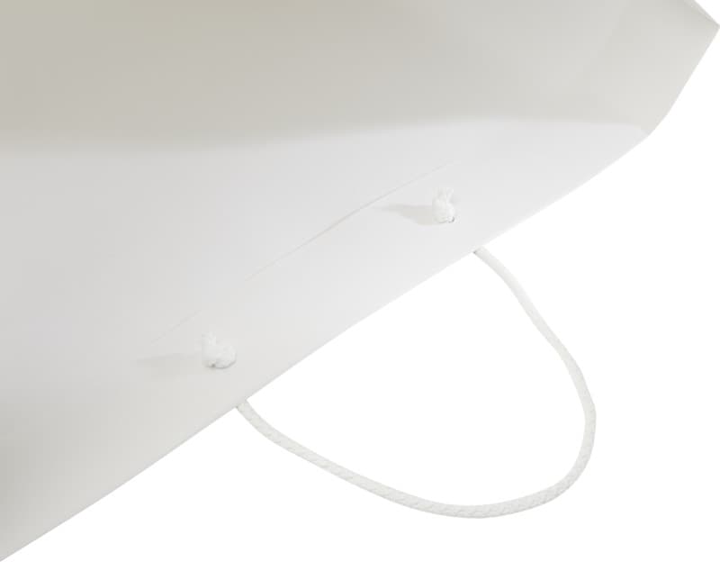 Handmade 170 g/m2 integra paper bag with plastic cord handles - 45 x 10 x 35 cm 7