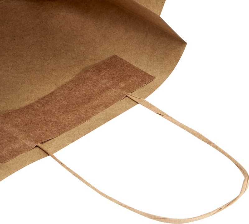 Kraft 120 g/m2 paper bag with twisted handles - 24 x 9 x 24 cm 15