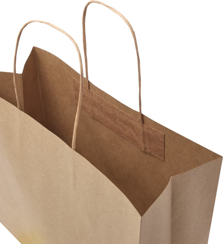 Kraft 120 g/m2 paper bag with twisted handles - 31 x 12 x 25 cm 14
