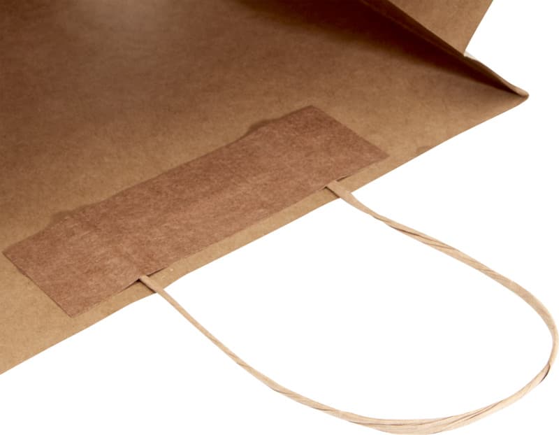 Kraft 120 g/m2 paper bag with twisted handles - 31 x 12 x 41 cm 15