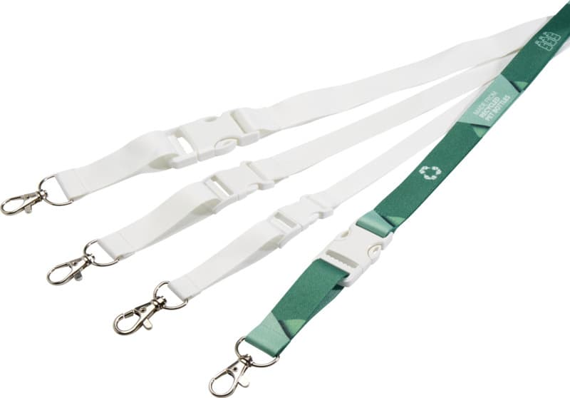 Bucks recycled PET lanyard with safety buckle 8