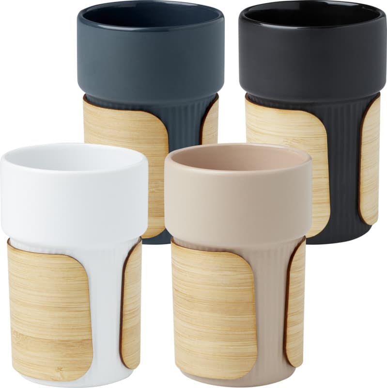 Fika 340 ml tumbler with bamboo sleeve 4
