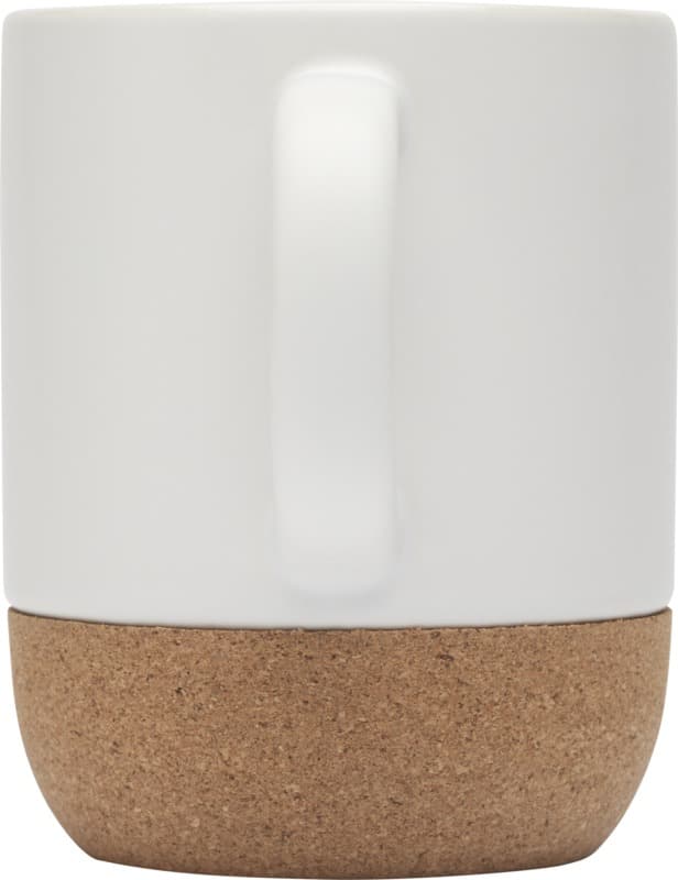 Billie 300 ml ceramic sublimation mug with cork details 3