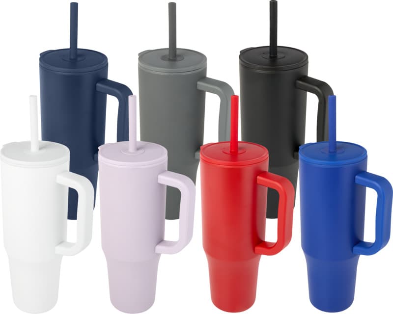 Brady 900 ml RCS certified insulated tumbler with silicone straw 5