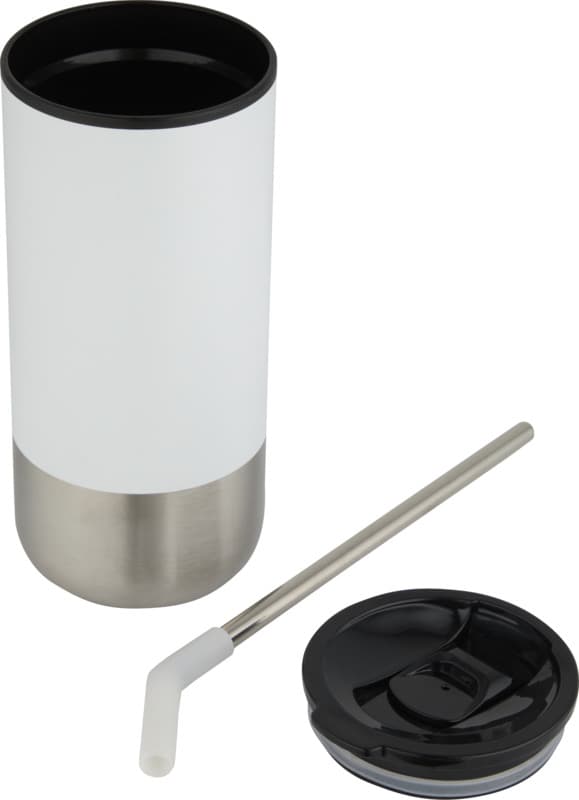 Grayson 480 ml RCS recycled insulated tumbler with straw 4