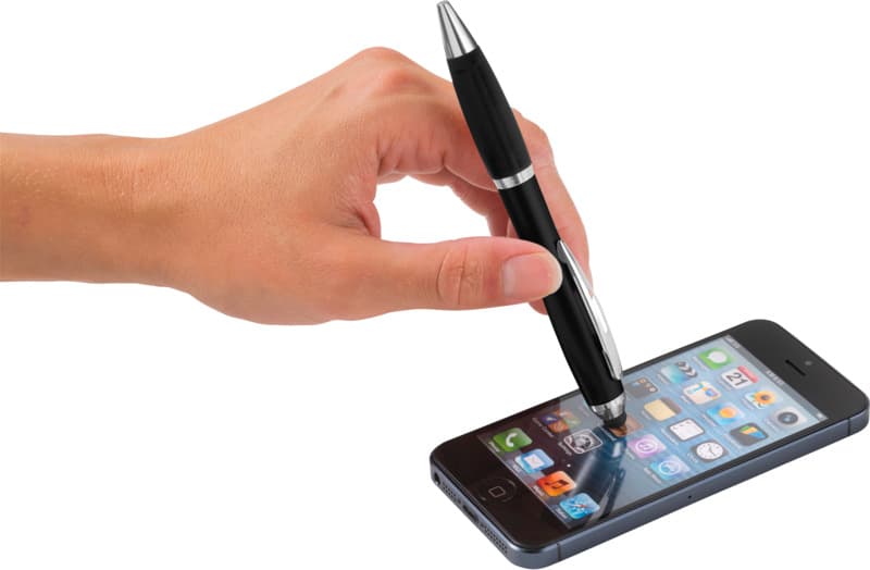 Nash coloured stylus ballpoint pen with black grip (black ink) 3