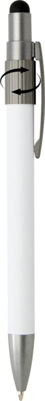 Rill RCS recycled ballpoint pen with stylus and fidget spinner (blue ink) 5