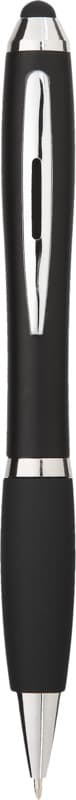 Nash coloured stylus ballpoint pen with black grip (blue ink)