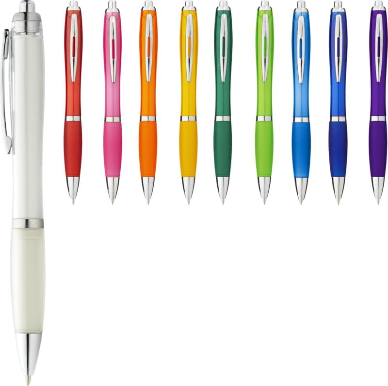 Nash ballpoint pen coloured barrel and grip (blue ink) 3
