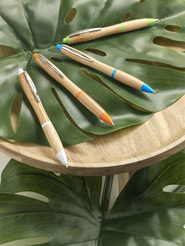 Nash bamboo ballpoint pen (blue ink) 5