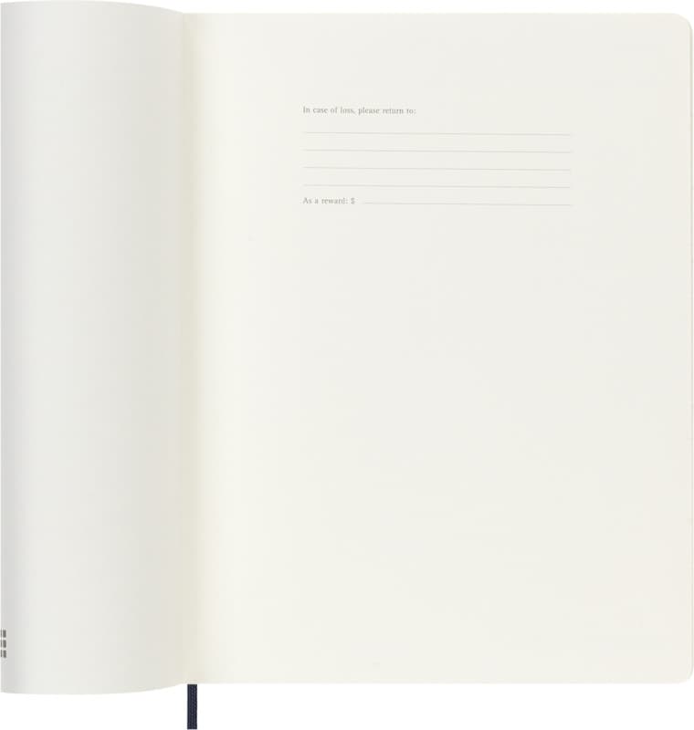 Moleskine soft cover 12 month weekly XL planner 4