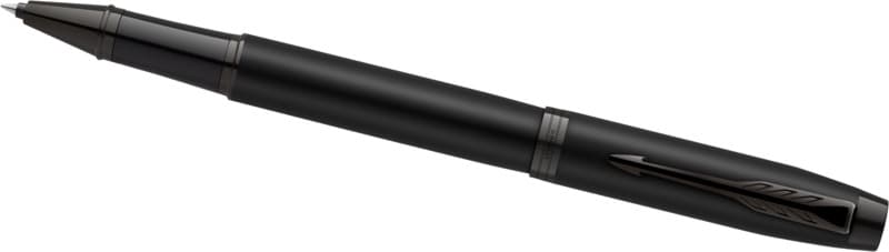 Parker IM achromatic ballpoint and rollerball pen set with gift box (black/blue ink) 5