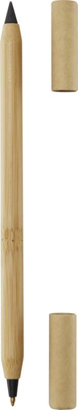 Samambu bamboo duo pen (blue ink) 2