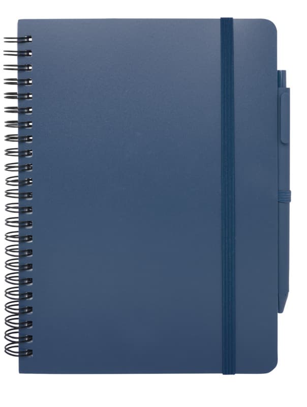Thalaasa A5 ocean-bound hard cover notebook with ballpoint pen (black ink) 2
