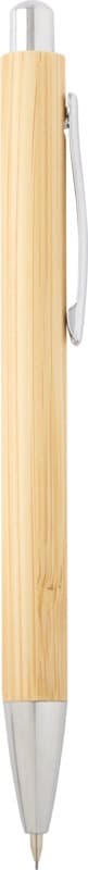 Oblys bamboo ballpoint pen and mechanical pencil set (black ink) 4