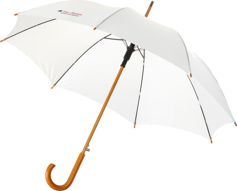 Kyle 23" auto open umbrella wooden shaft and handle 3