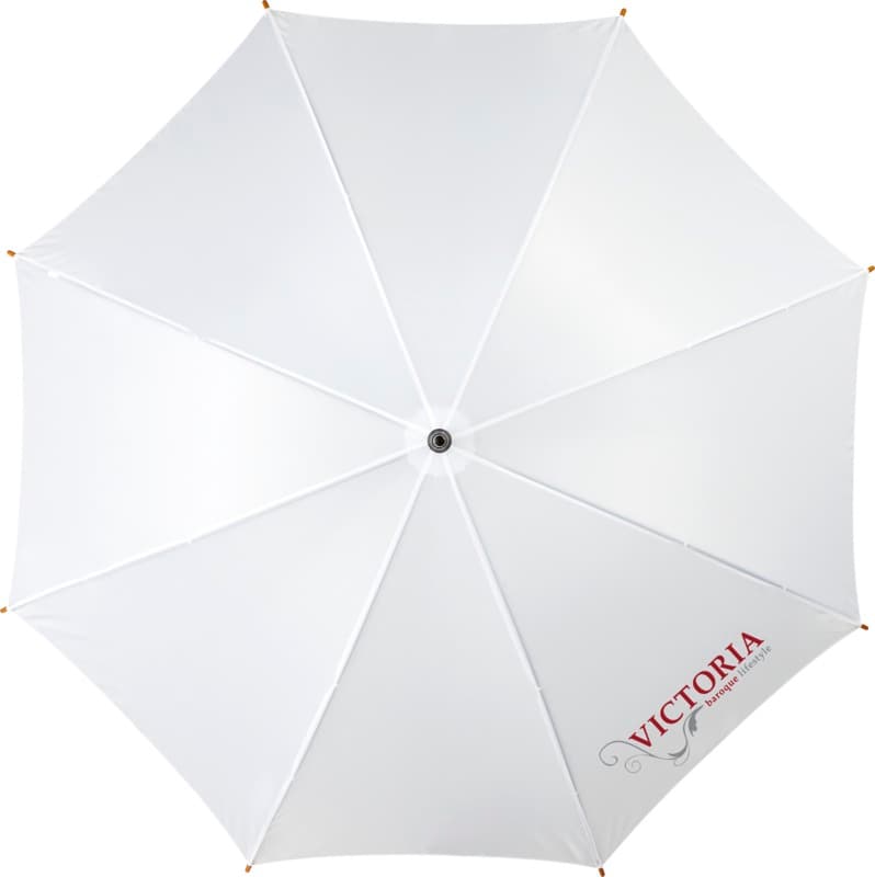 Kyle 23" auto open umbrella wooden shaft and handle 5