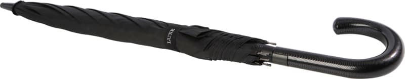 Fontana 23" auto open umbrella with carbon look and crooked handle 3