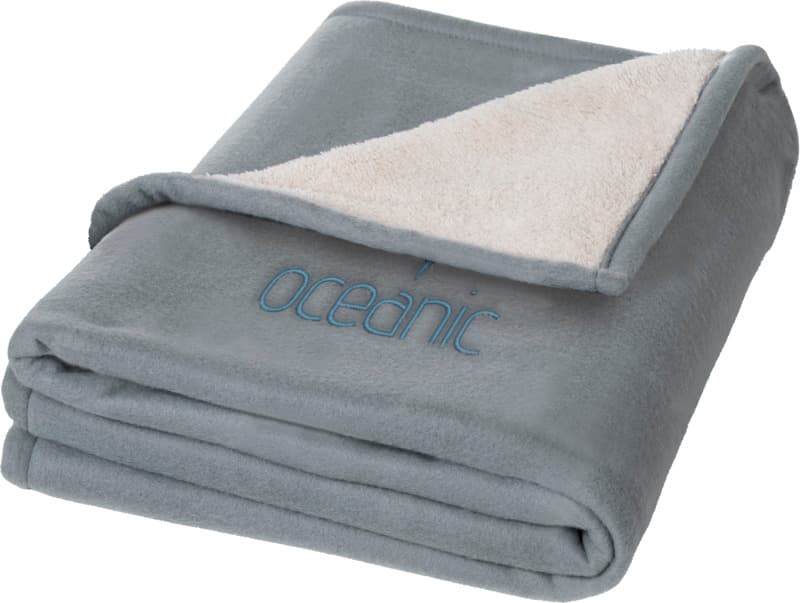 Springwood soft fleece and sherpa plaid blanket 4