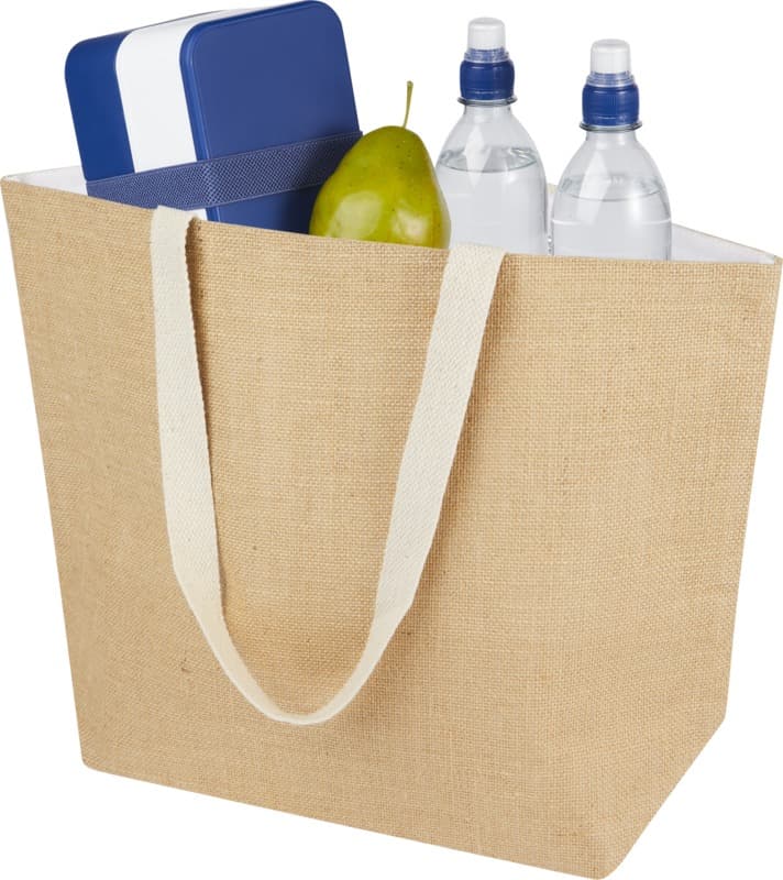 Juta 300 g/m² jute cooler tote bag 12L 3