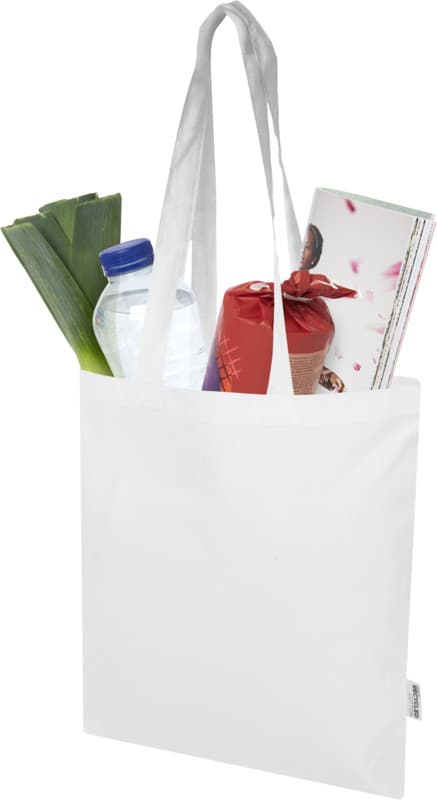 Madras Blend 140 g/m² GRS recycled cotton tote bag 7L 3