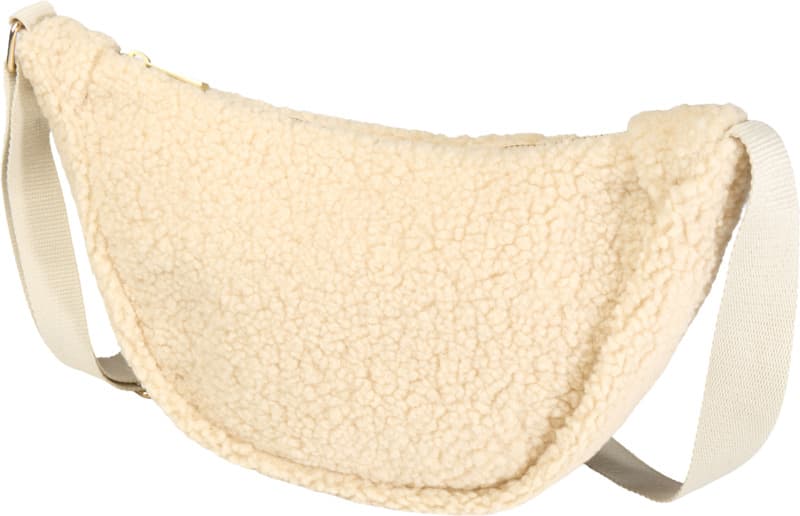 Bear GRS recycled sherpa crossbody bag 3L