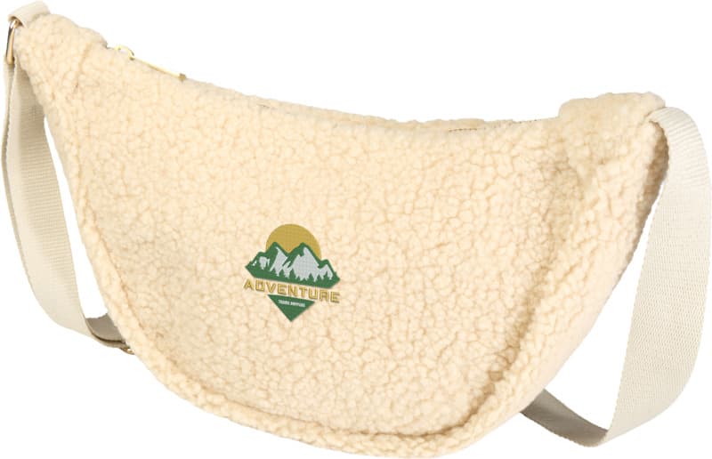 Bear GRS recycled sherpa crossbody bag 3L 5