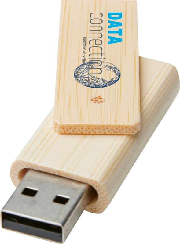 Rotate 4GB bamboo USB flash drive 3