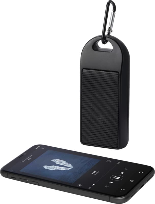 Omni 3W IPX4 RCS recycled plastic Bluetooth® speaker 5