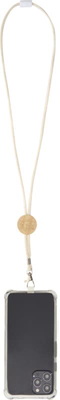 Adhab smartphone lanyard with bamboo details 4