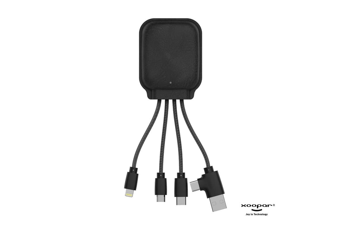 4001 | Xoopar Iné Gamma NFC Powerbank with Charging cables 3000mAh 3