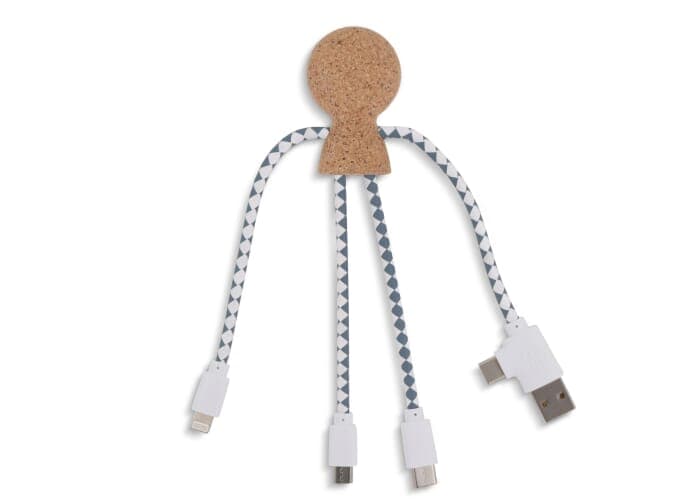 Xoopar Mr. Bio Cork Charging Cable 2
