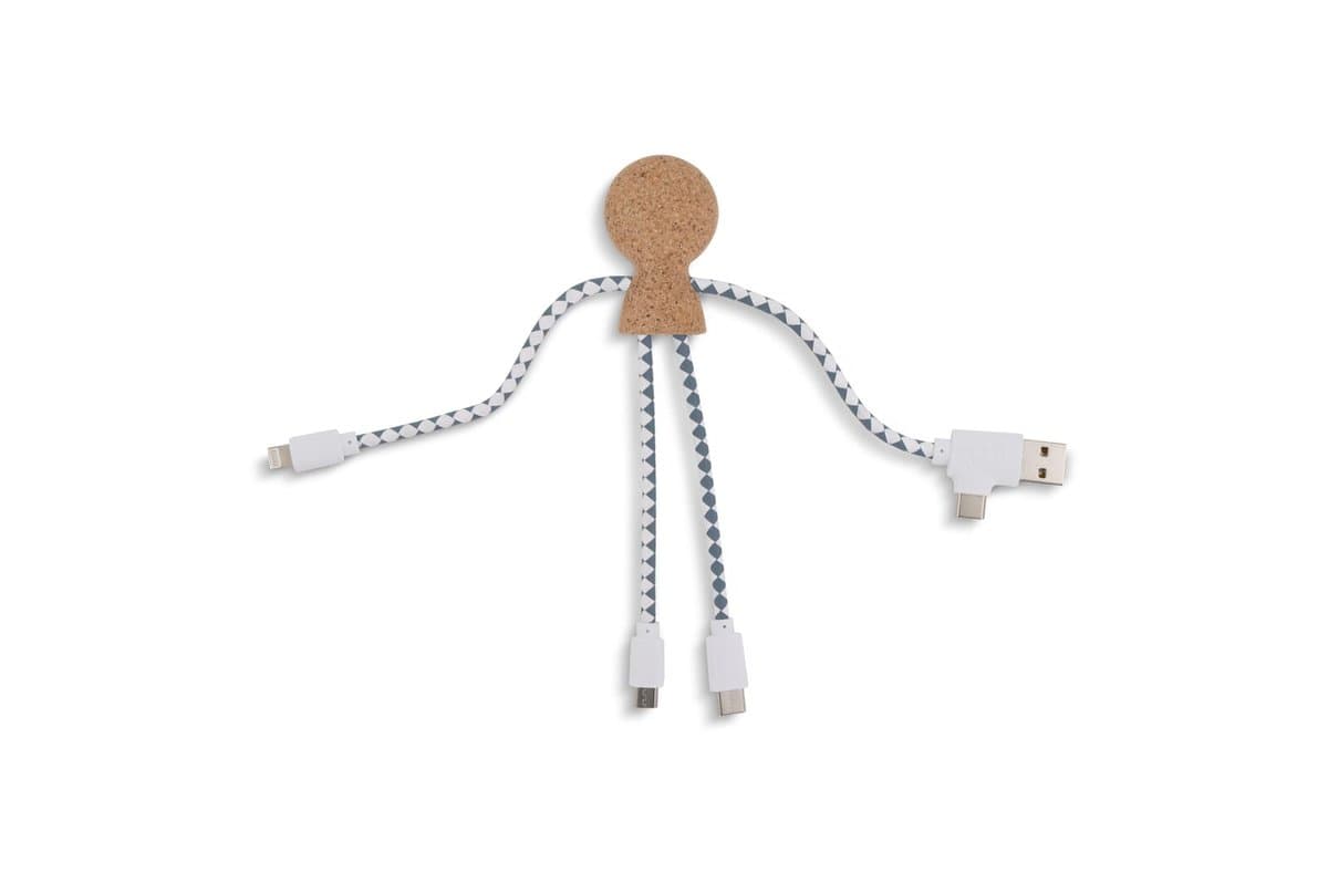 Xoopar Mr. Bio Cork Charging Cable 4