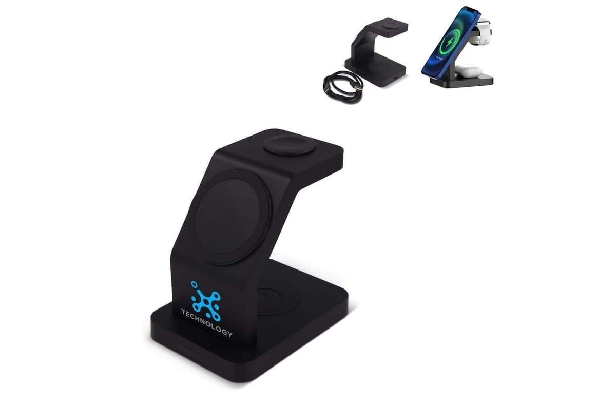 2708 | Xoopar Icon 3 in 1 Magnetic Wireless charger