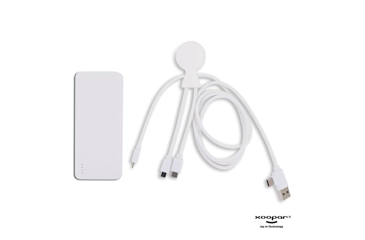 3199 | Xoopar Mr. Bio Powerbank and Cable pack 7000mAh 5