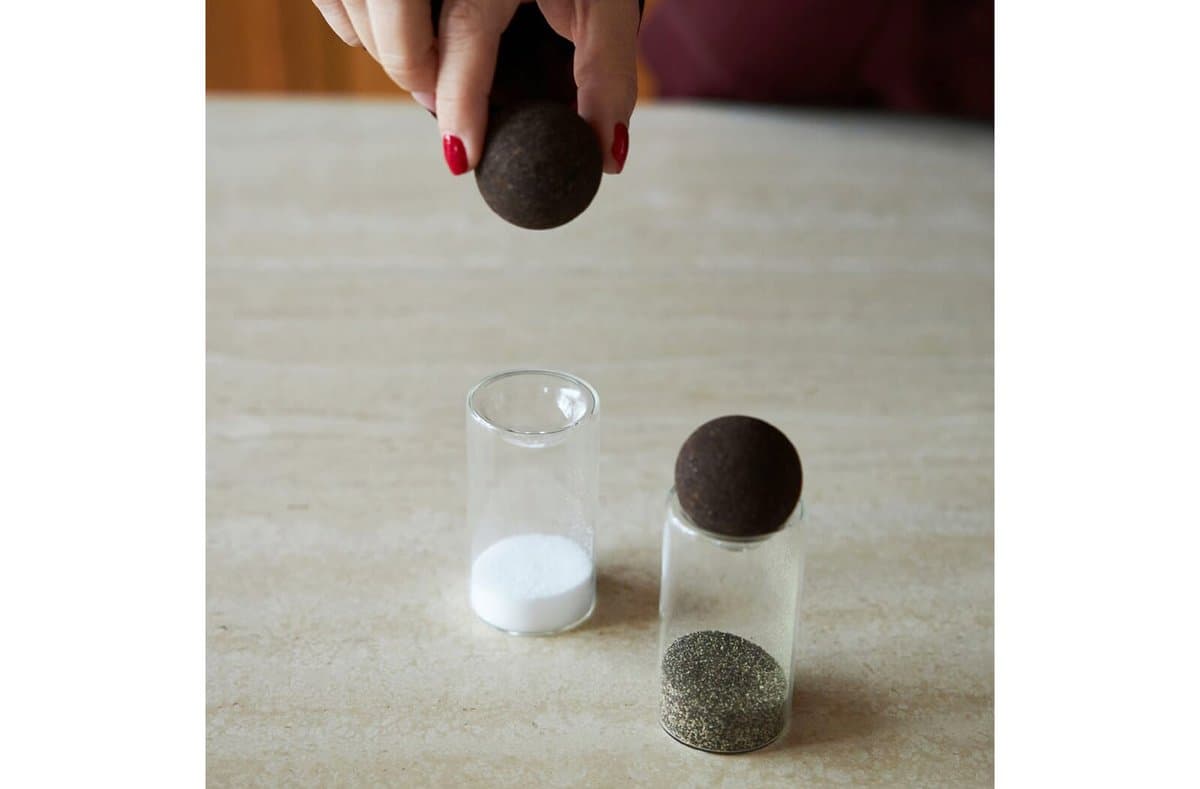 Sagaform Nature salt/pepper jars with cork stoppers 2 pcs. 4