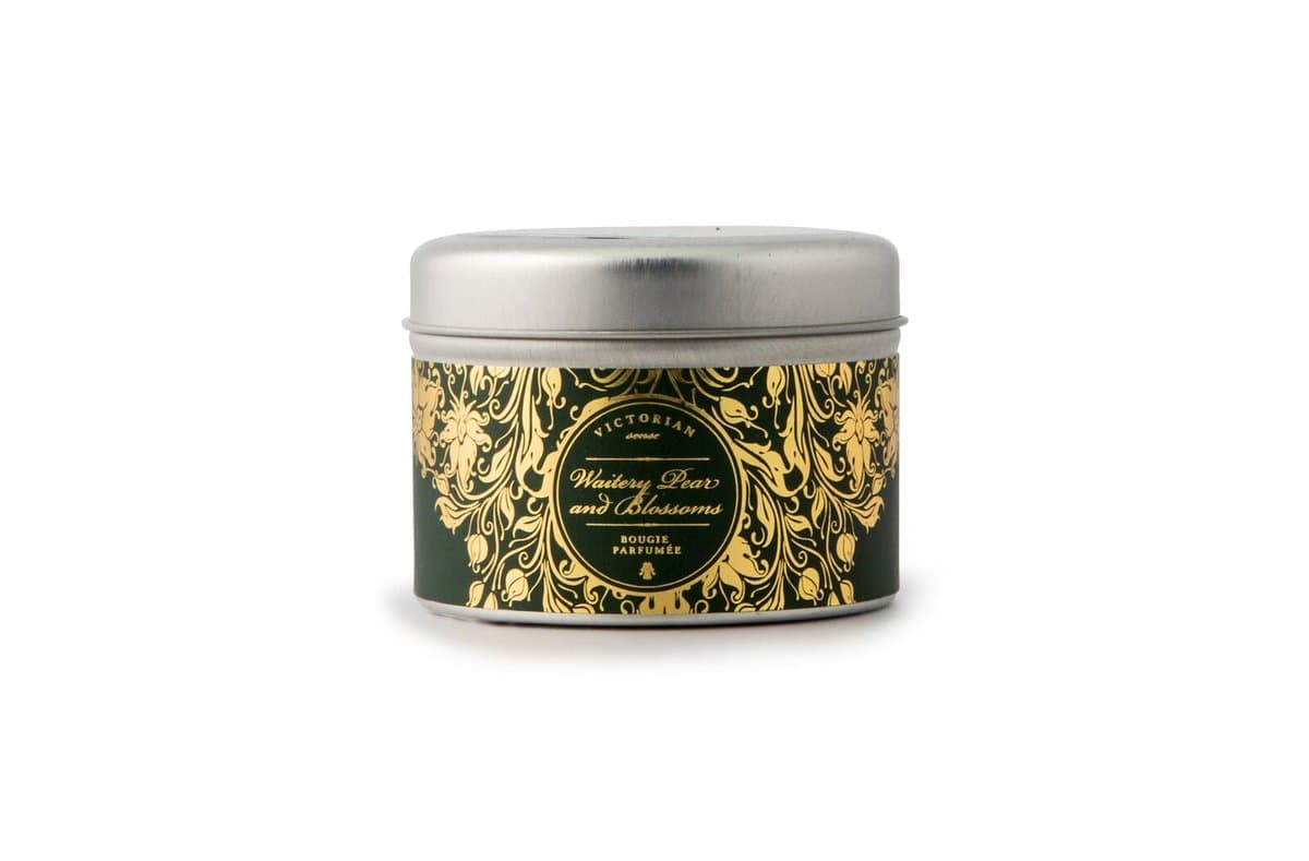 Victorian Sense Tinbox Waitery Pear & Blossoms scented candle 3