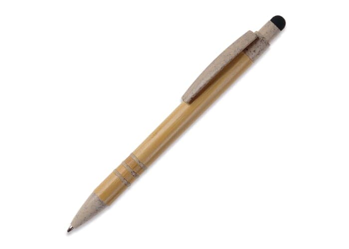 Ball pen bamboo and wheatstraw with stylus 2