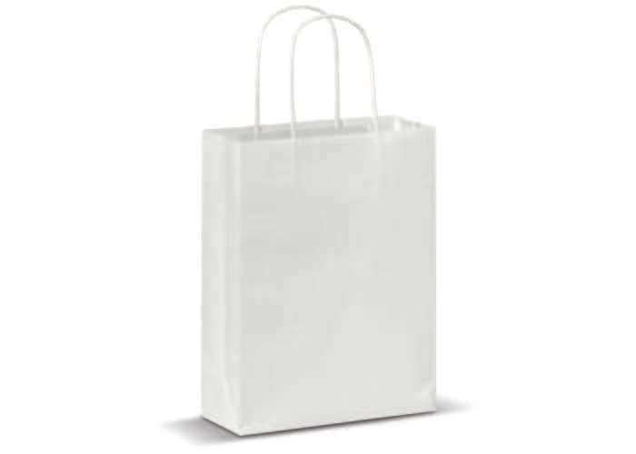 Paper bag with twisted handles 90g/m² 18x8x22cm 2