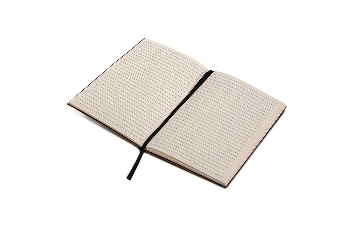 Recycled leather notebook A5 4