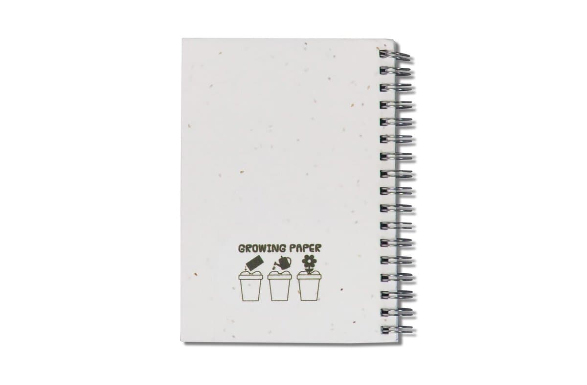 Seed paper spiral notebook 4