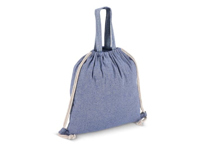 Drawstring bag recycled cotton 38x42cm 2