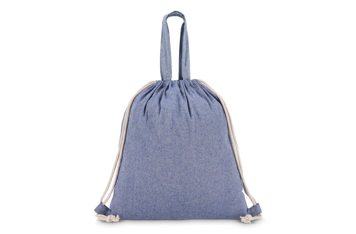 Drawstring bag recycled cotton 38x42cm 4