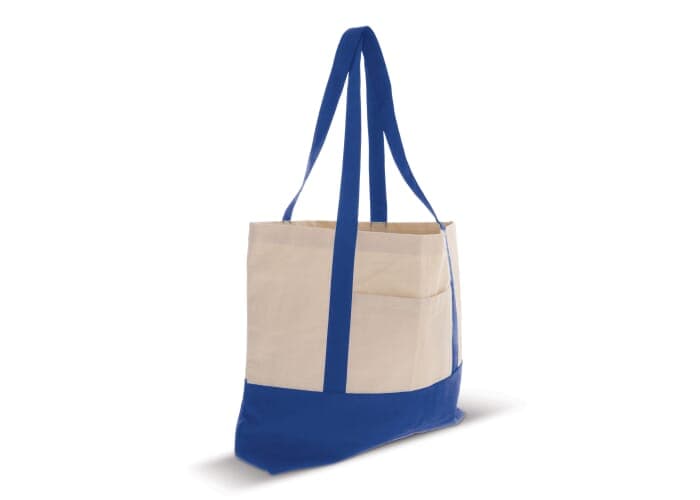Beach bag cotton canvas OEKO-TEX® 280g/m² 42x10x30cm 2